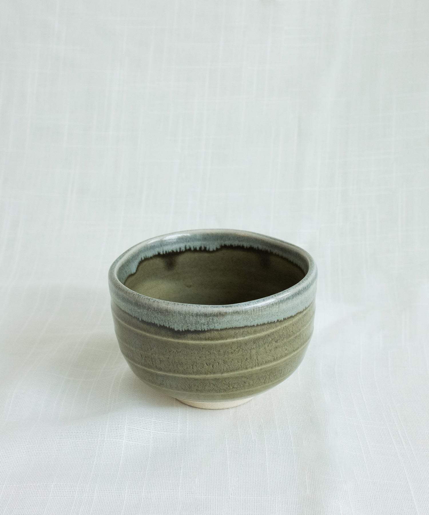 Mino Matcha Bowl & Whisk Holder Set - Olive