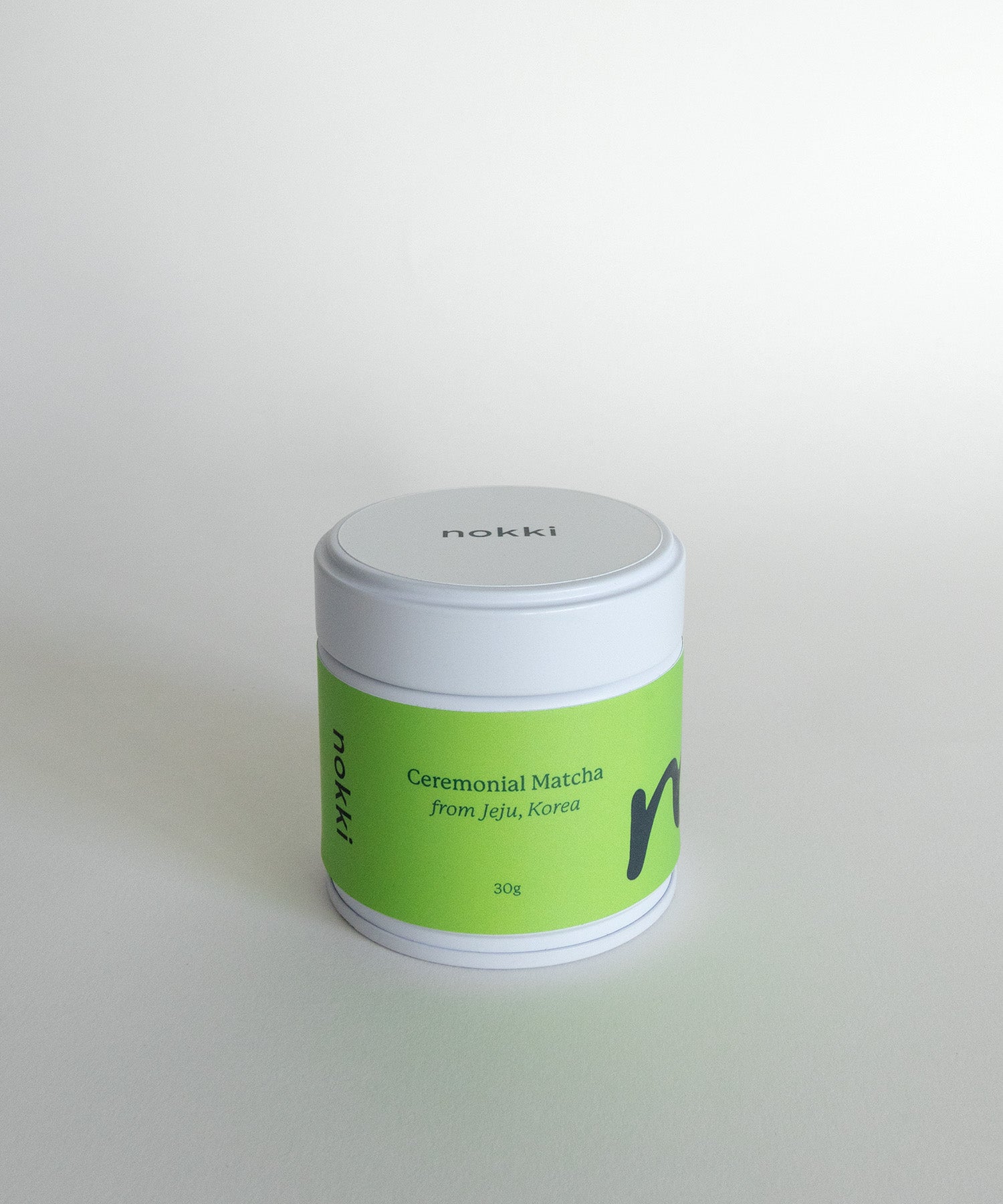 nokki Ceremonial Single Matcha tin – organic ceremonial grade matcha powder UK