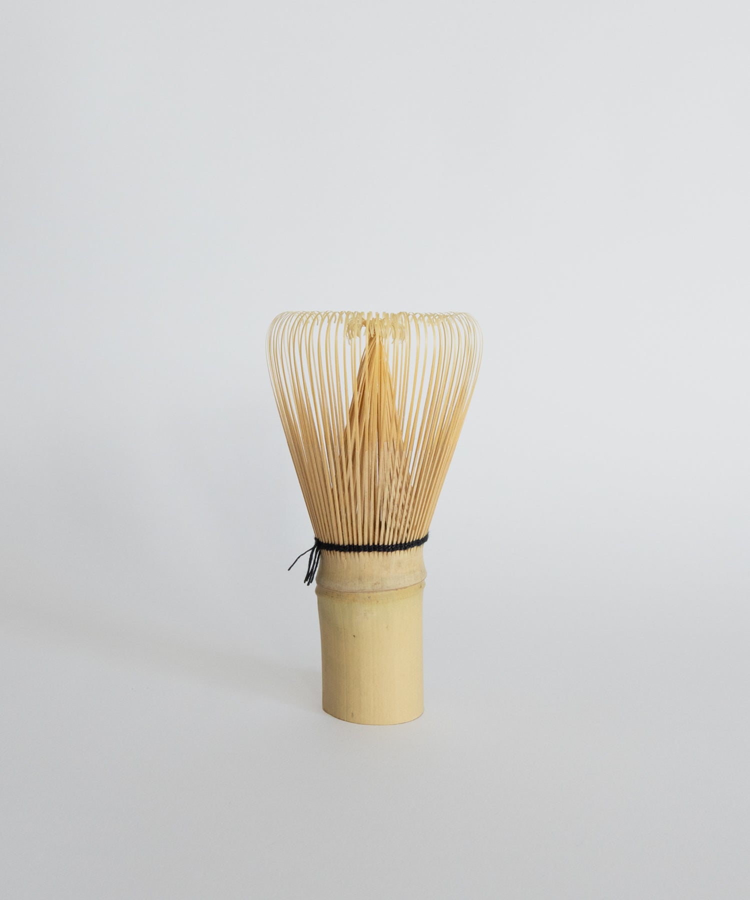 Premium 100-prong bamboo matcha whisk (chasen) for making perfectly smooth ceremonial matcha.